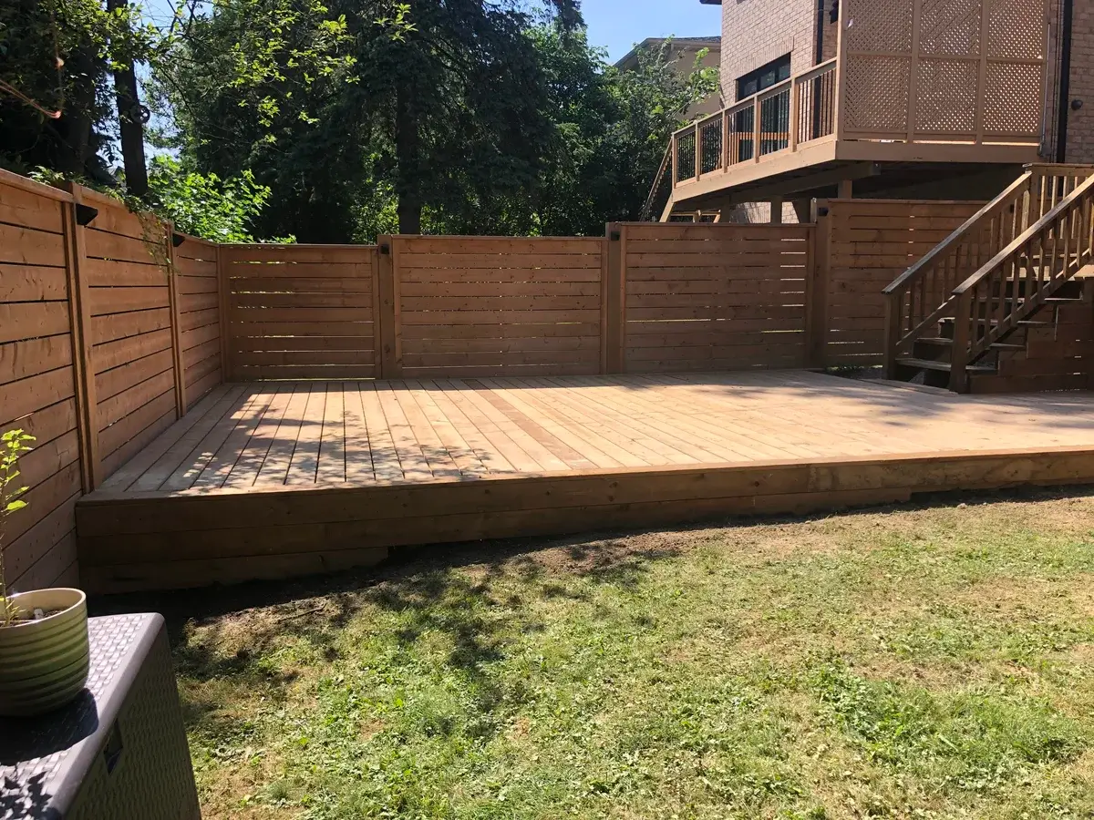 Fence and deck building project