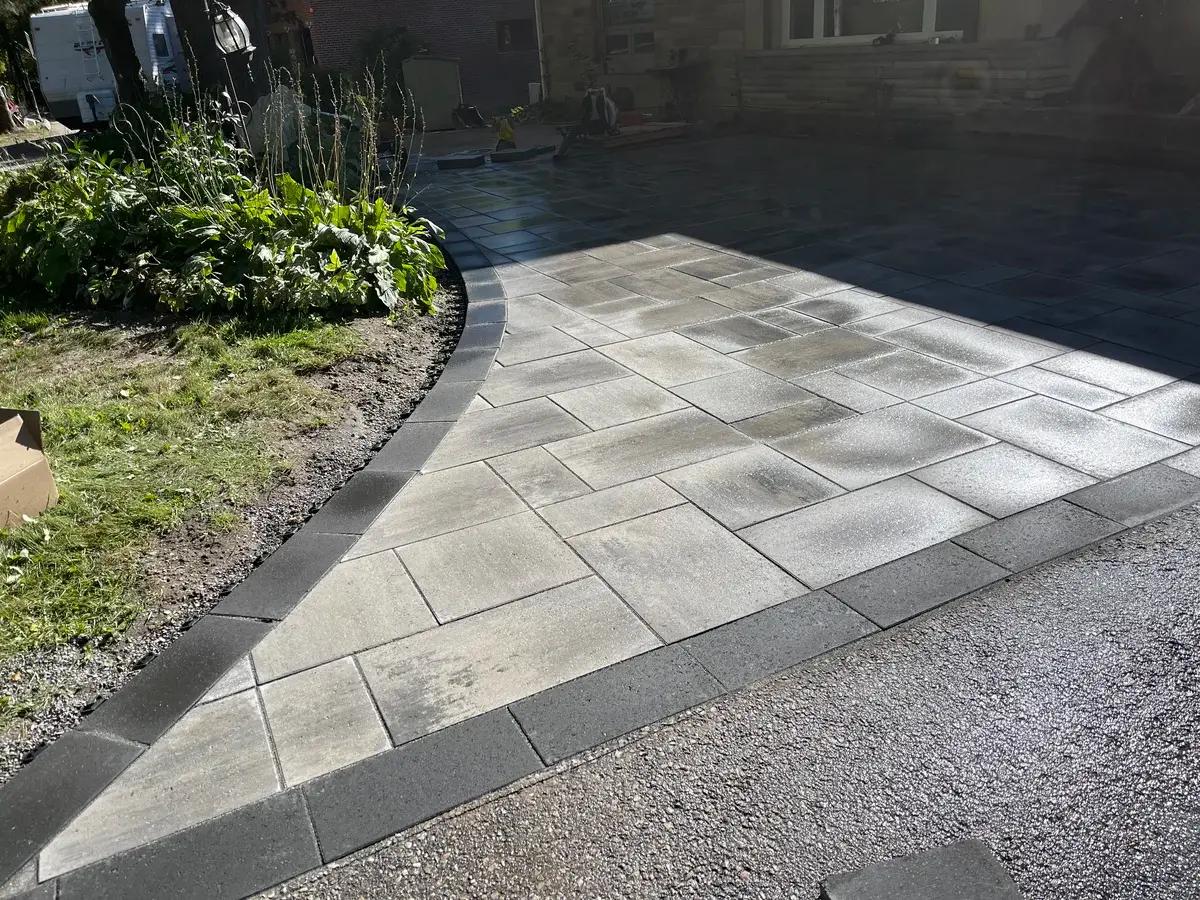 Interlocking pavers project